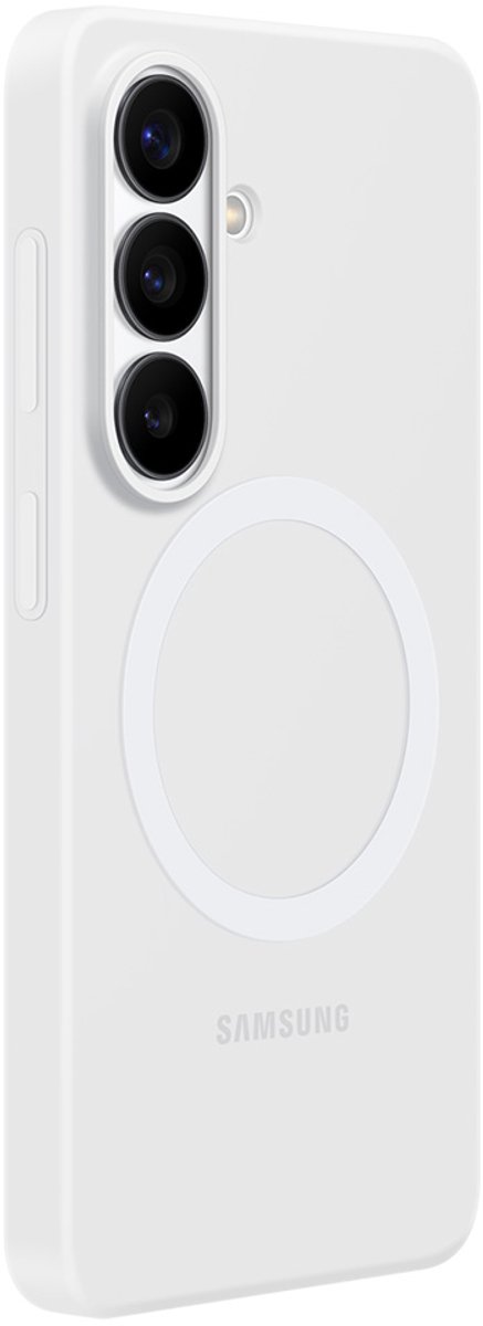 Samsung Galaxy S26 Plus Hoesje - Silicone Magnet Case - Wit