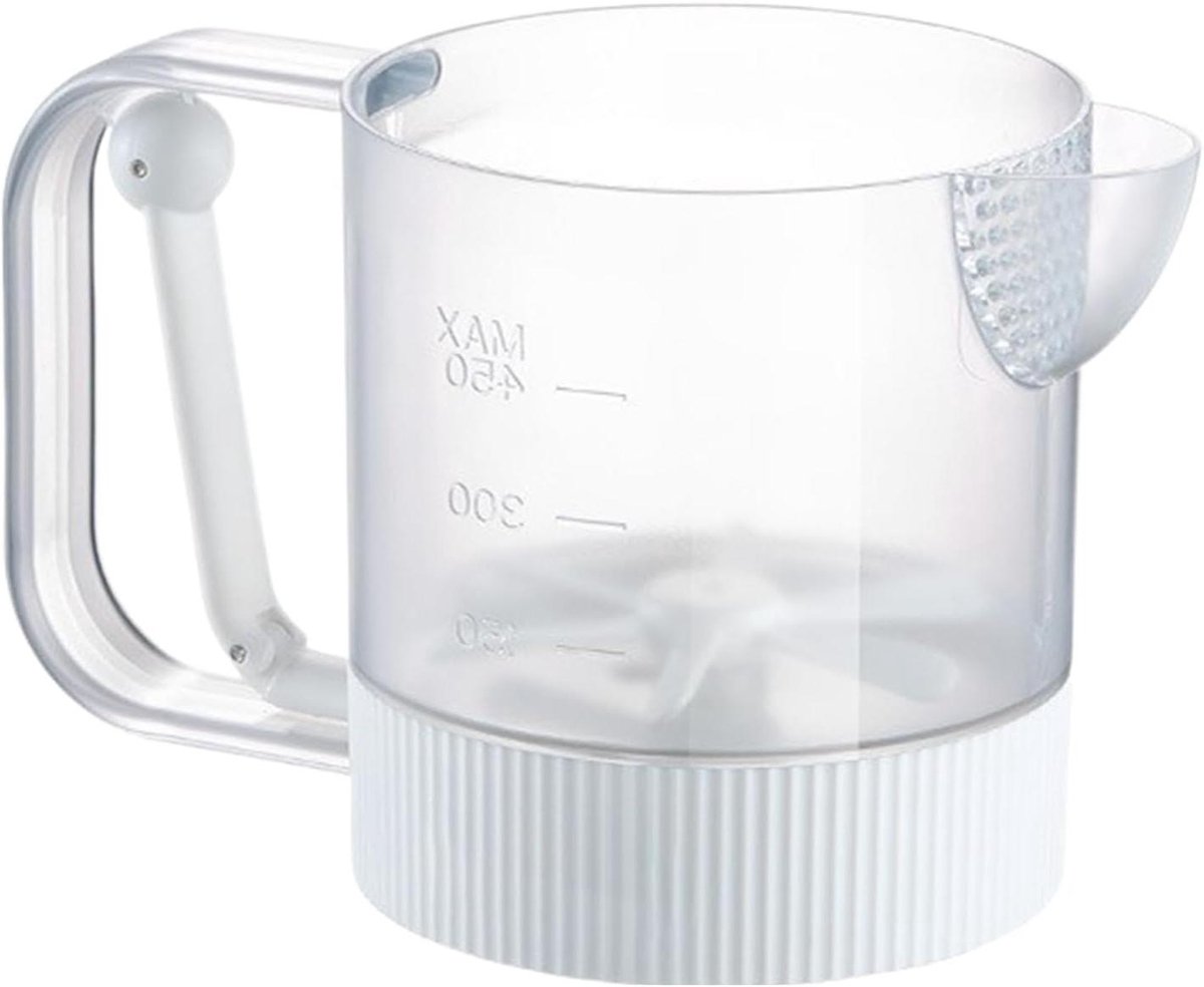Keuken Garde - Eierklopper Mixer - Beslag Mengen - Halfautomatisch Mechanisme - 18.5 cm - Wit