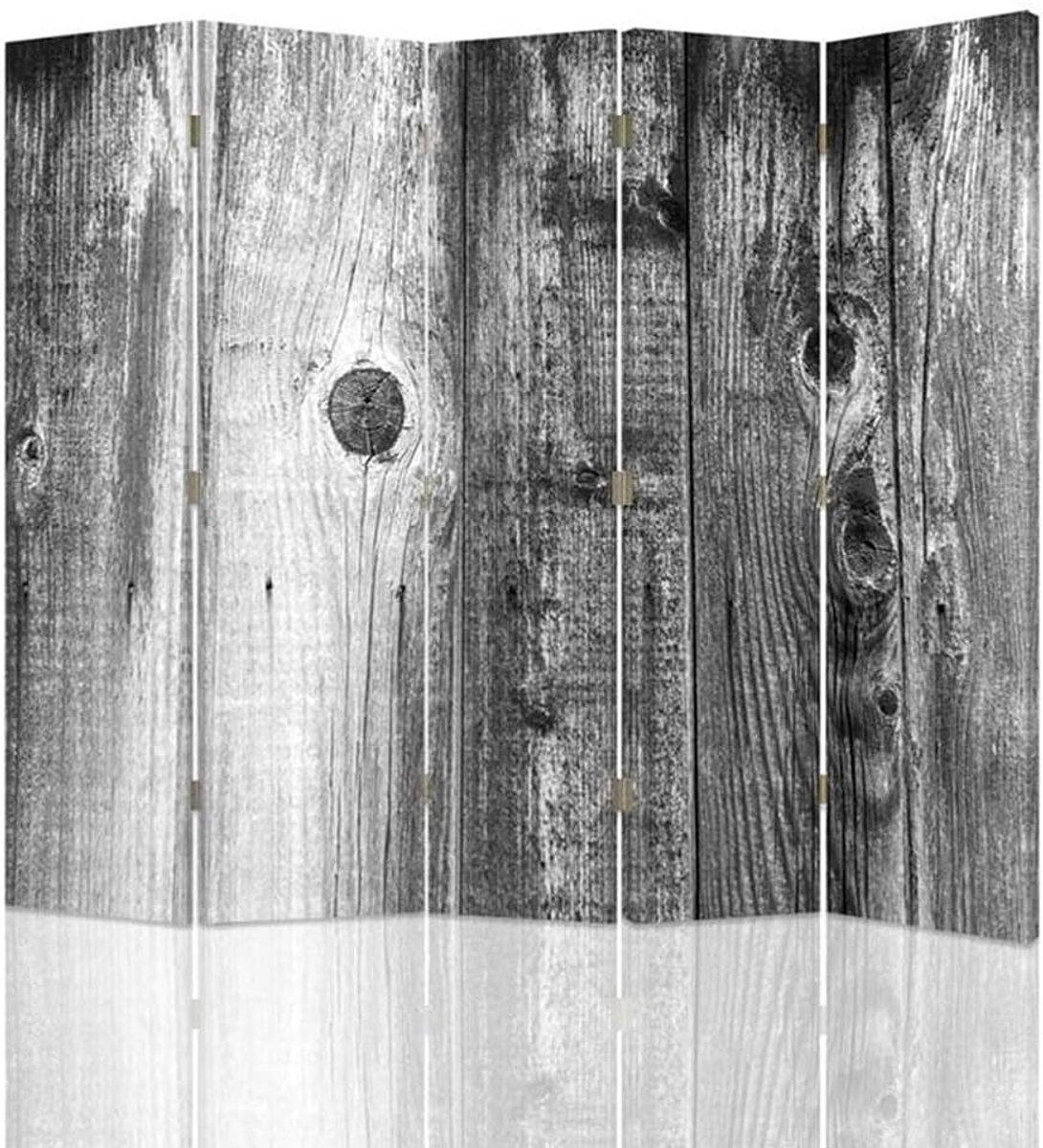 Kamerscherm - Ruimteverdeler - Ruimtes Indelen - Dubbelzijdig Bedrukt - 180 x 180 cm - Zwa