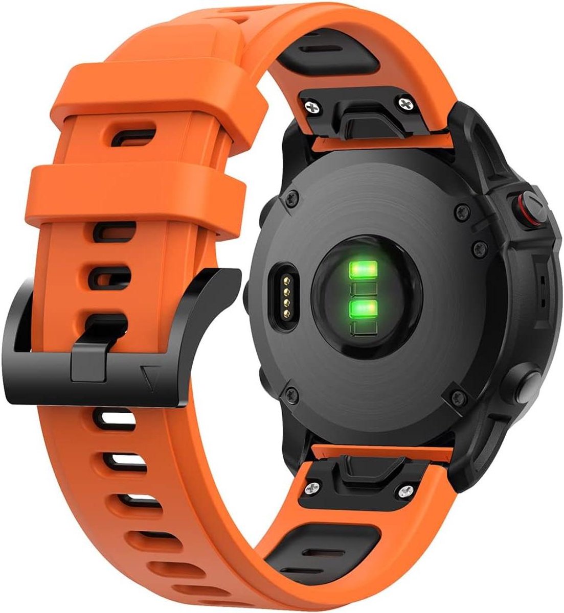 Horlogeband - Sportpolsband Vervanging - Dagelijks Gebruik - Snel Verwisselbaar - 22mm - Zwart