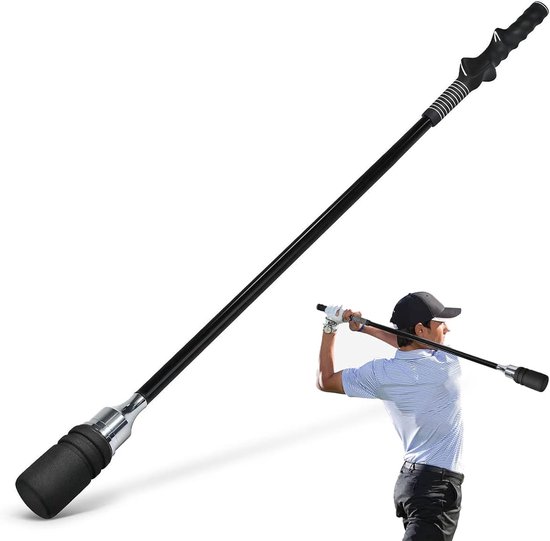 Golf Swing Trainer - Golftool - Golfvaardigheden Verbeteren - Auditieve Feedback - 80cm Lengte - Blauw Zwart van GOLF — afbeelding 3