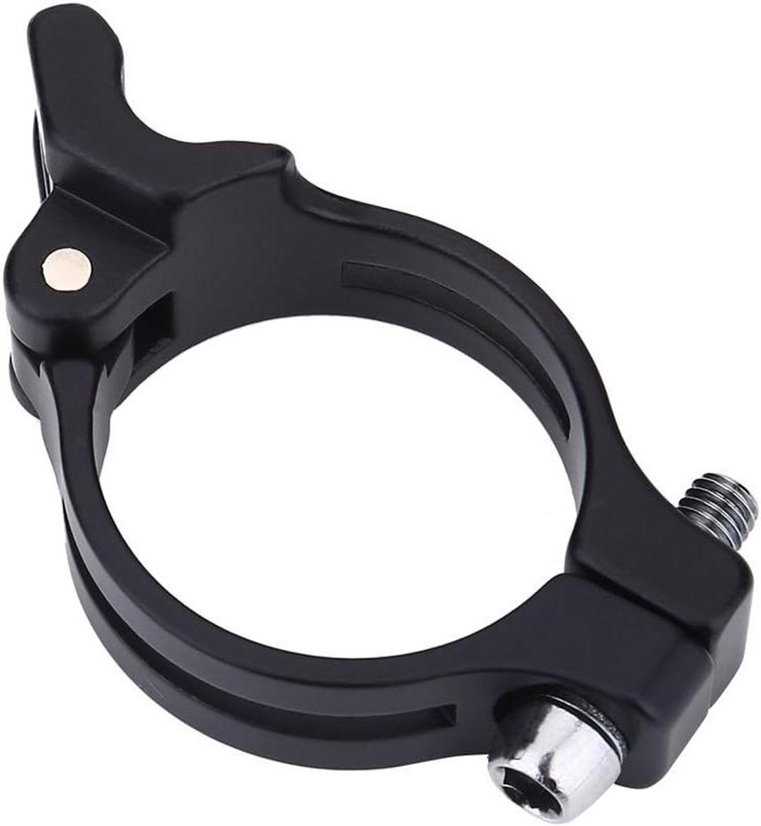 Fiets Derailleur Klem - Voorderailleur Adapter Clip - Fietsen Onderhoud - Lichtgewicht Aluminium - 31.8mm of 34.9mm - Zwart
