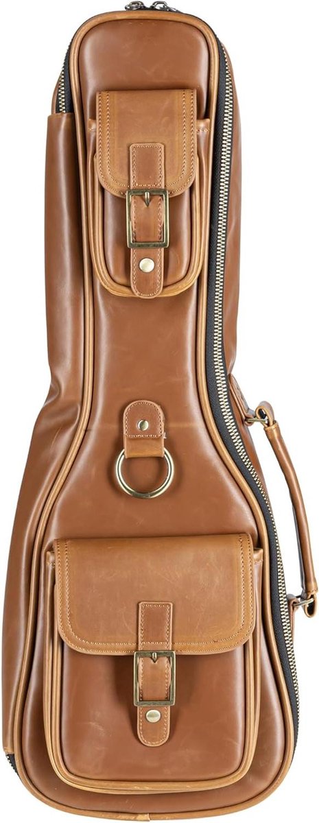 Ukulele Gigbag - Ukulele tas - Muziek Transport - Gewatteerd - 68 x 24 x 13 cm - Antique Bruin