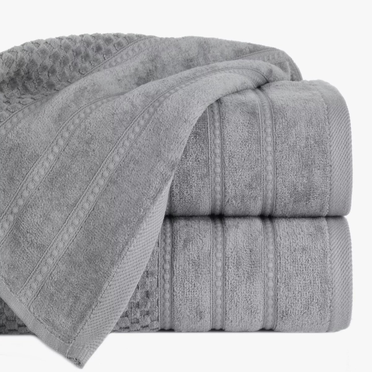 Luxe Catoen Handdowek ADORE 50x90 cm - Zilver - 500 g/m2
