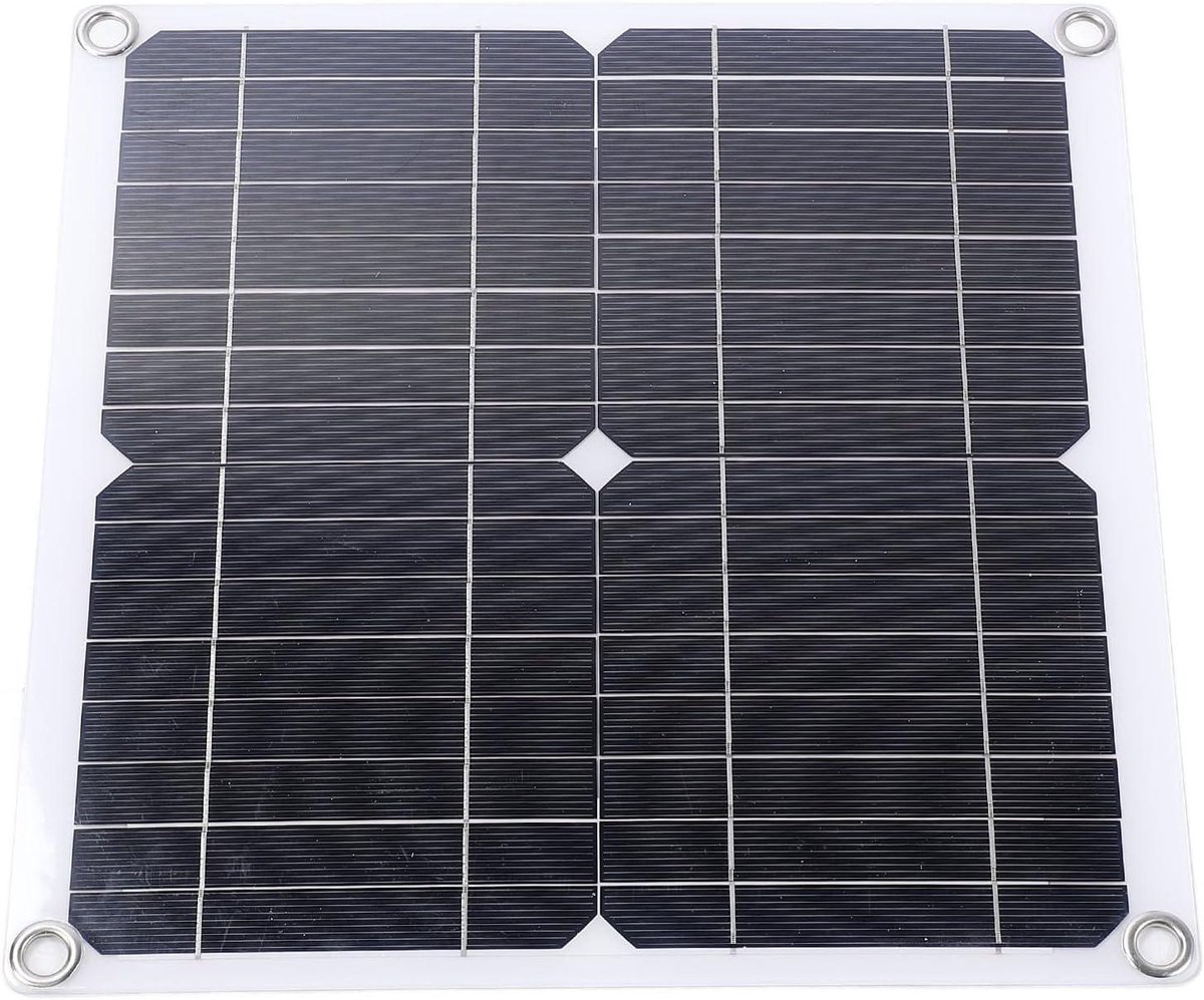 Draagbare Zonneoplader - Solar Paneel - Outdoor Energie - Monokristallijn Silicium - 12 Watt - Zwart