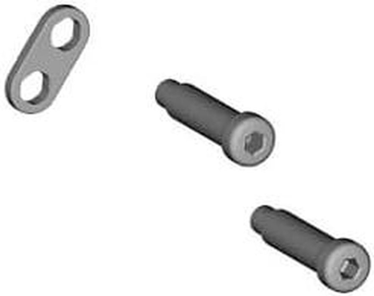 Stopschroef Set - Afstel Boutjes - Fiets Onderhoud - Nauwkeurige Afstelling - 2 Stuks - Zwart