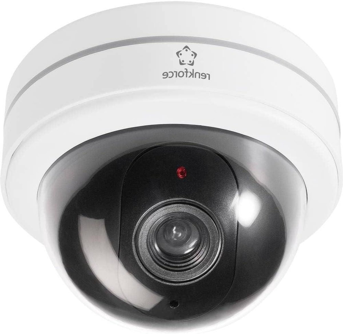 Dummy Camera - Nep Camera Oogbewaking - Inbraakpreventie - Knipperende LED - 13 x 13 x 10 cm - Wit