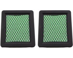 Tweedelige luchtfilterset geschikt voor Honda-grasmaaiers, modellen: HRB 425, HRB 475, HRB 476, HRB 535, HRB 536, HRD 536, HRG 415, HRG 465, HRG 536, HRX 426, HRX 476, HRX 537.