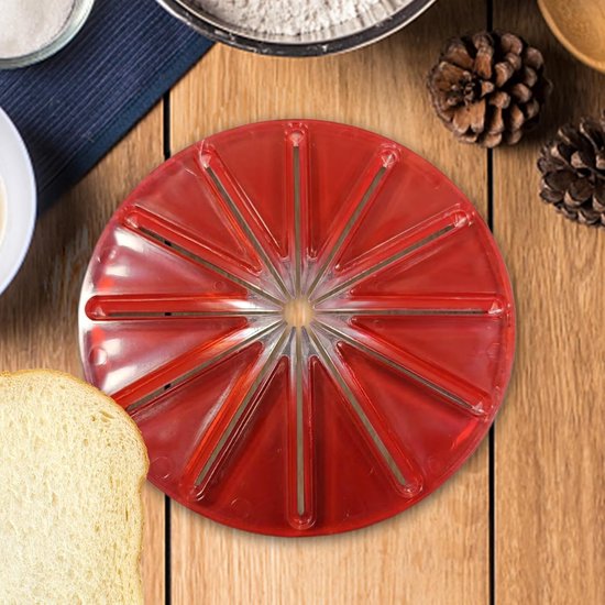 Spatbescherming Mixer - Mixer Accessoire - Schoon Bakken - Universele Pasvorm - 14.5 x 14.5 cm - Rood — afbeelding 4