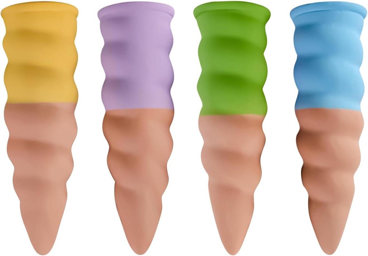Zelfwaterende Kegels - Automatische Druppelaars - Planten Water Geven - Langzaam Vrijkomend - Set Van 4 - Terracotta