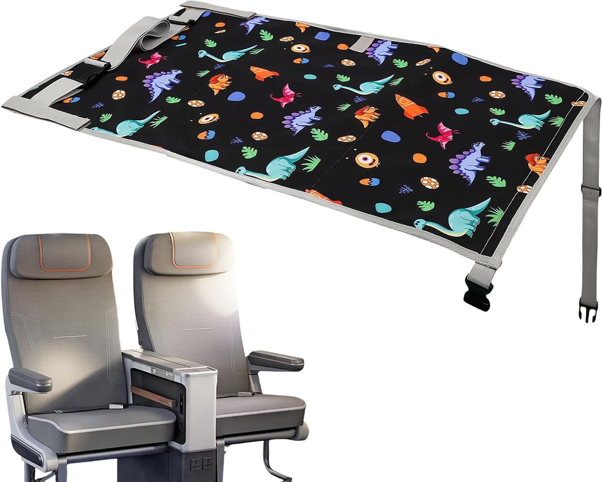Kinderbed Vliegtuig - Baby reisbed - Comfortabel reizen - Opvouwbaar reiswieg - 76x445 cm - Niet gespecificeerd – foto 6
