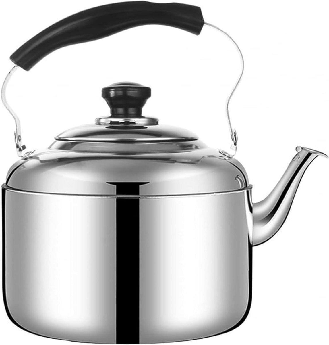 Fluitketel - Waterkoker - Water Koken - Universeel Geschikt - 5L Capaciteit - Wit