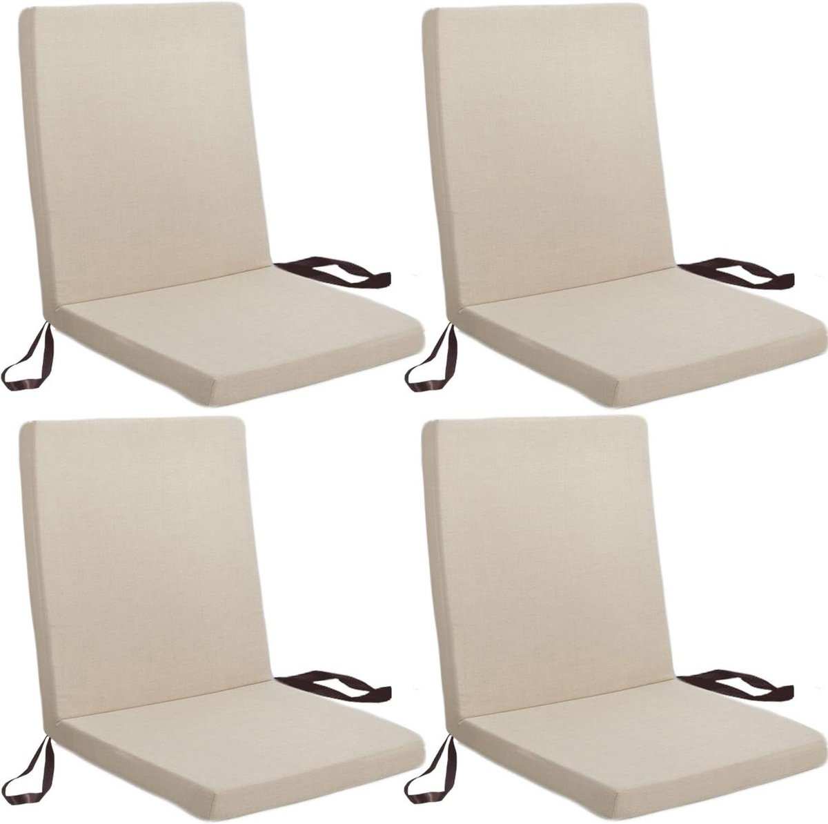 Zitkussens Buiten - Tuinkussen Set - Comfortabel Zitten - Waterafstotende Hoes - 118 x 48 cm - Blauw