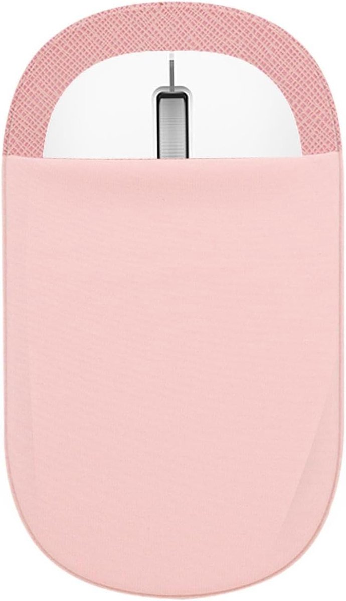 Laptophouder - Opbergzakje - Draagbare Opslag - Herbruikbaar Zelfklevend - 13x7.5cm - Roze