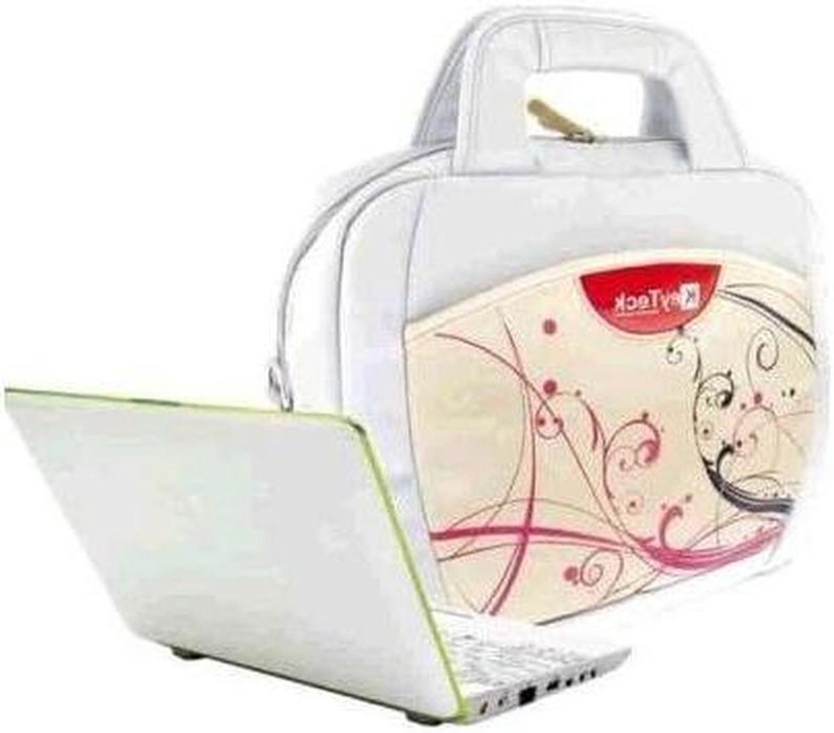 Hoes voor laptop - Laptoptas notebook - Veilig vervoeren - Speciaal ontwerp - 10 inch - Wit