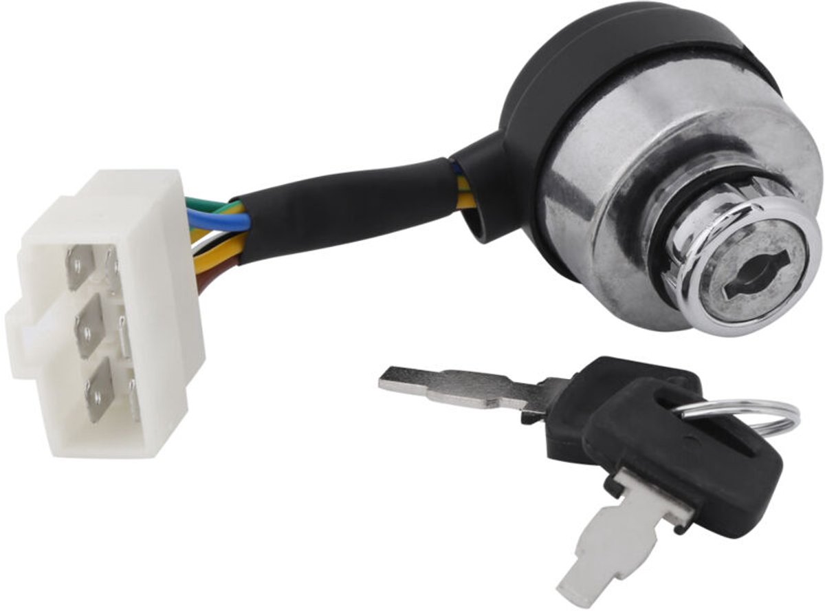 Ontstekingsschakelaar met startcontact, eenvoudig te vervangen, 4,5 cm hoog, 188F, 6 draden, geschikt voor gasgeneratoren van 2,5-6,5 kW, landbouw- en bosbouwmachines.