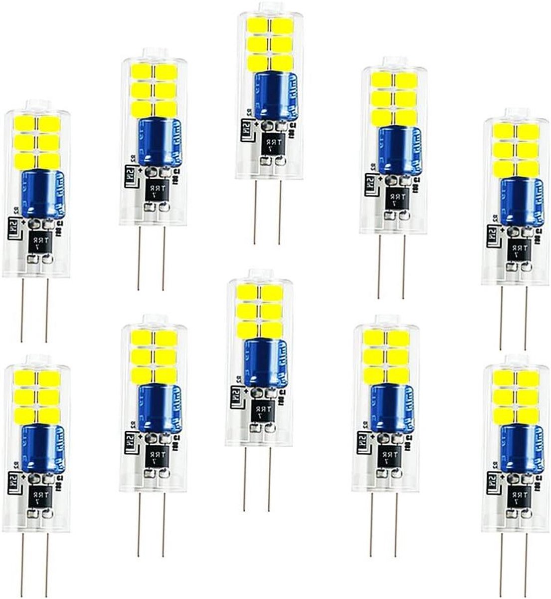 LED Lampen - Energiebesparend Licht - Huis Verlichten - Direct Aan - 10 Stuks - Koud Wit