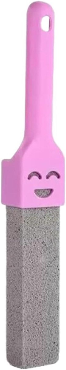 Pumice Steen - Toilet Reiniger - Vlekken Verwijderen - Met Handvat - 159 cm Lengte - Paars
