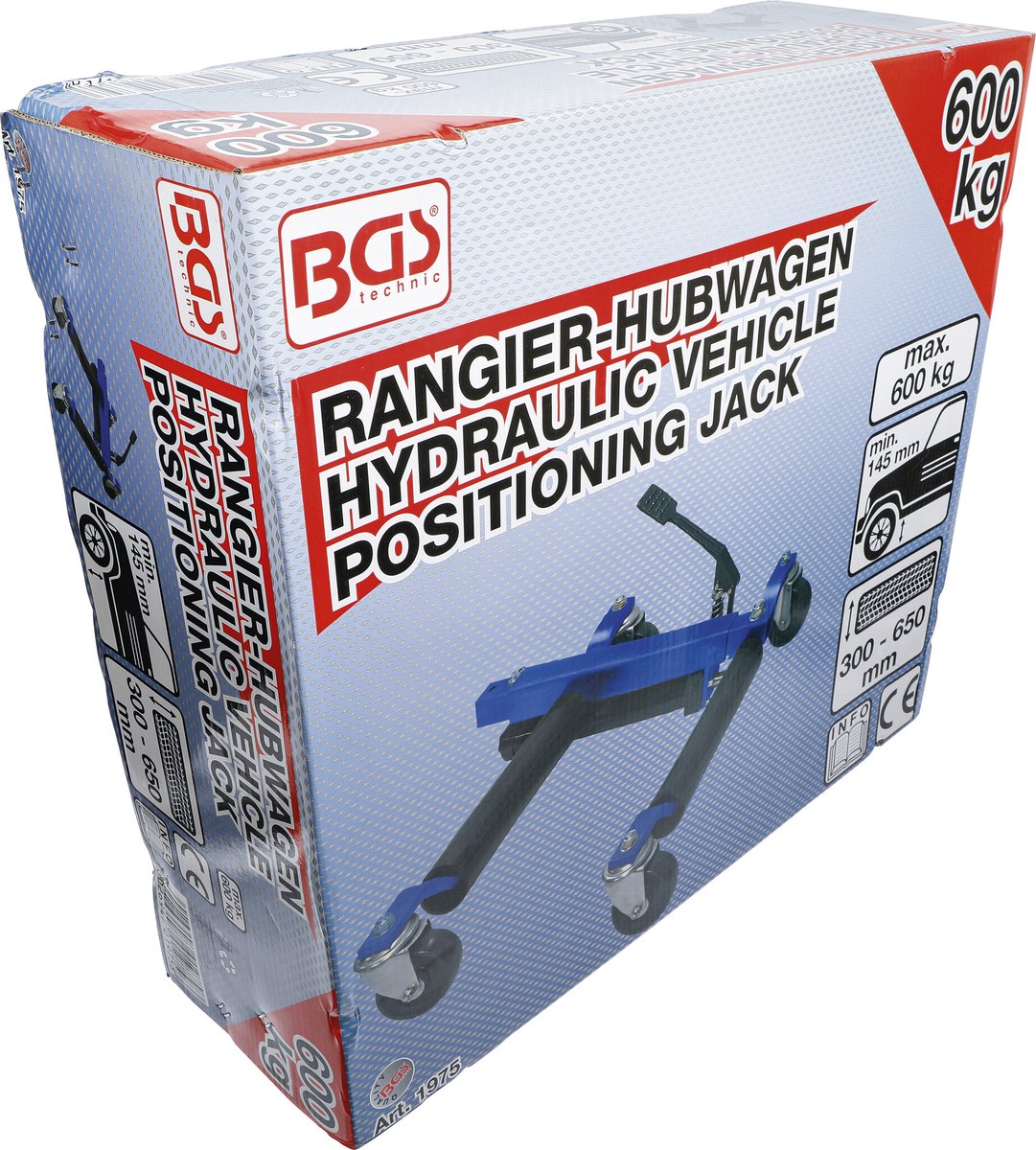 BGS Technic Rangeer Hefwagen - 600 kg - Compact en Wendbaar