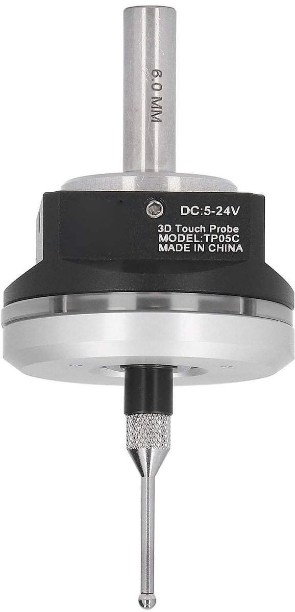 OmGoods - Dailygoody - Universele 3D-sensor - 3D Touch Probe Finder - Anti-roll ontwerp - Ondersteuning XYZ-coördinaatslag - 3D-meetsensorkit - Geschikt voor...
