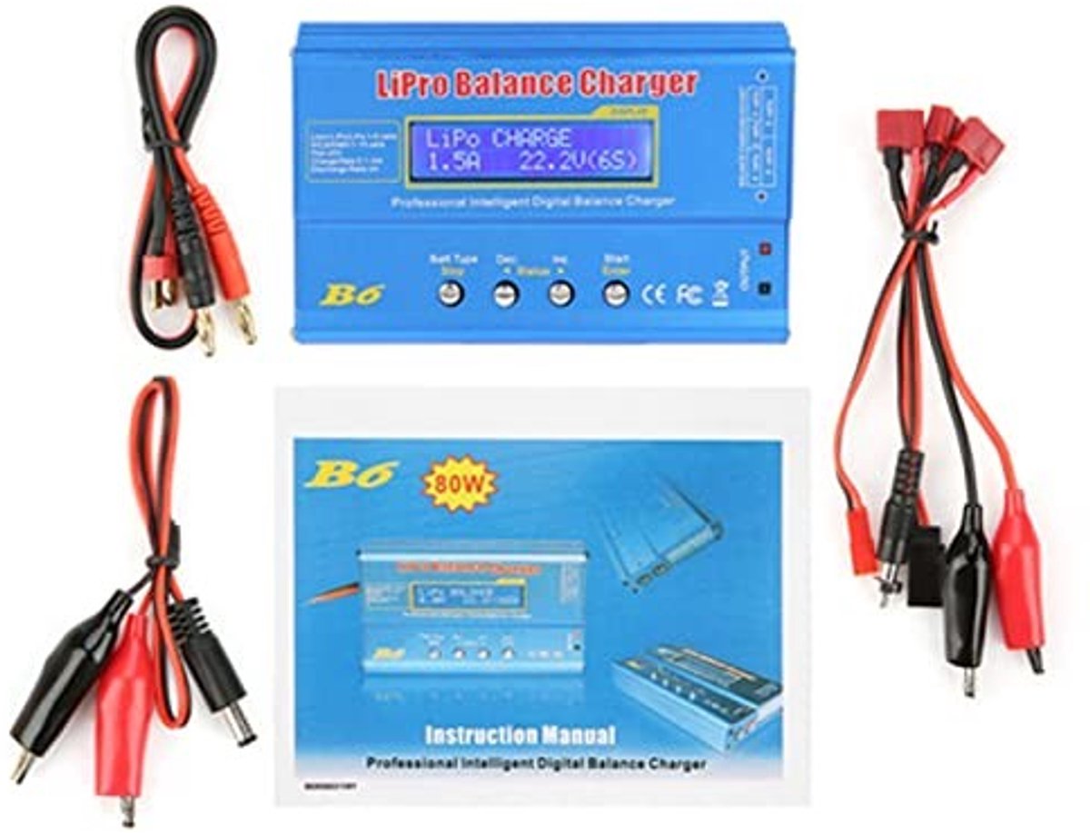 OmGoods - Dailygoody - Digitale LCD Balanslader - Parallel Oplader - Geschikt voor Diverse Batterijtypes - Compact Formaat - Stabiele Ontlader - Voor RC Batteri
