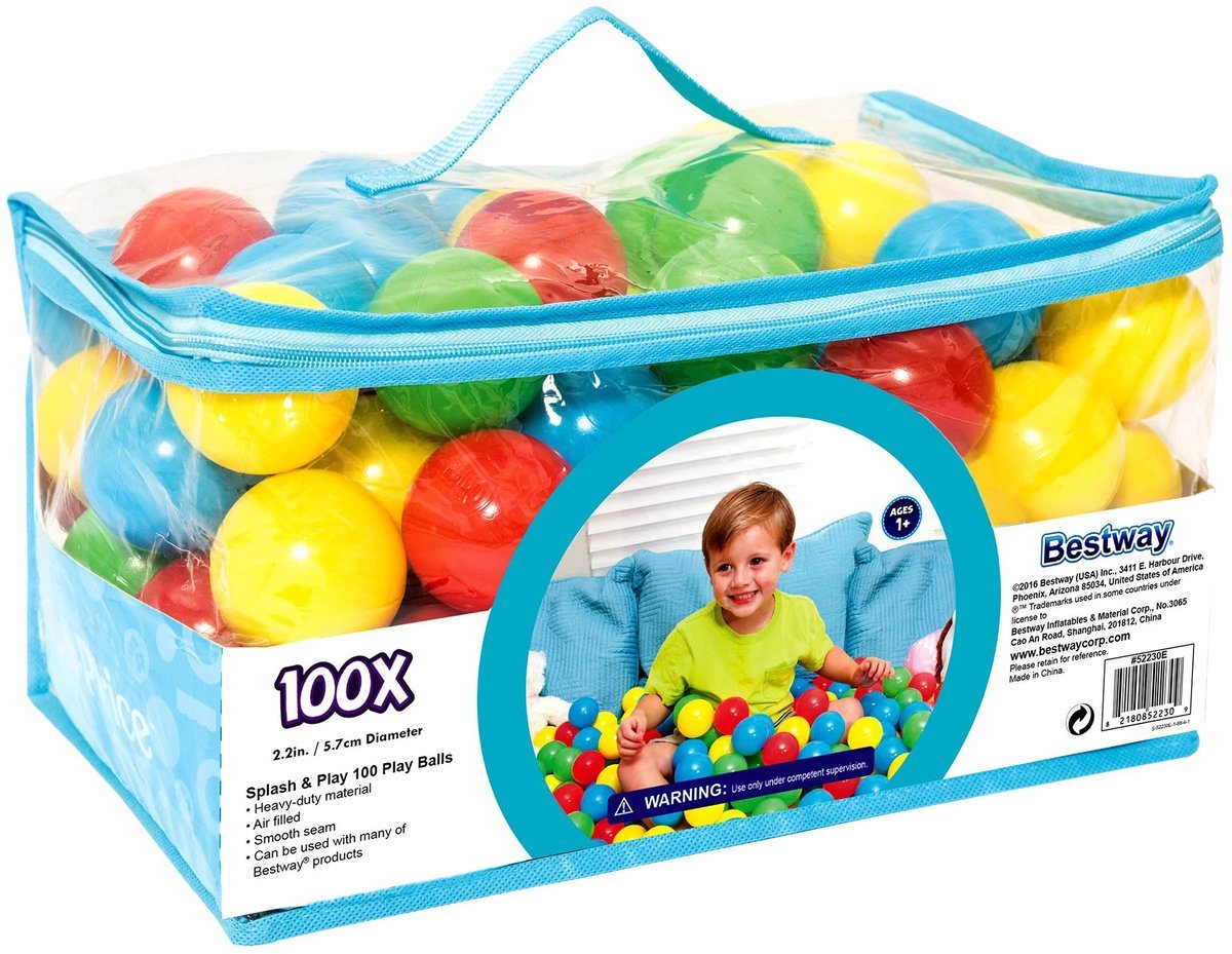 Bol.com Bestway - Ballenbakballen - 100 stuks aanbieding