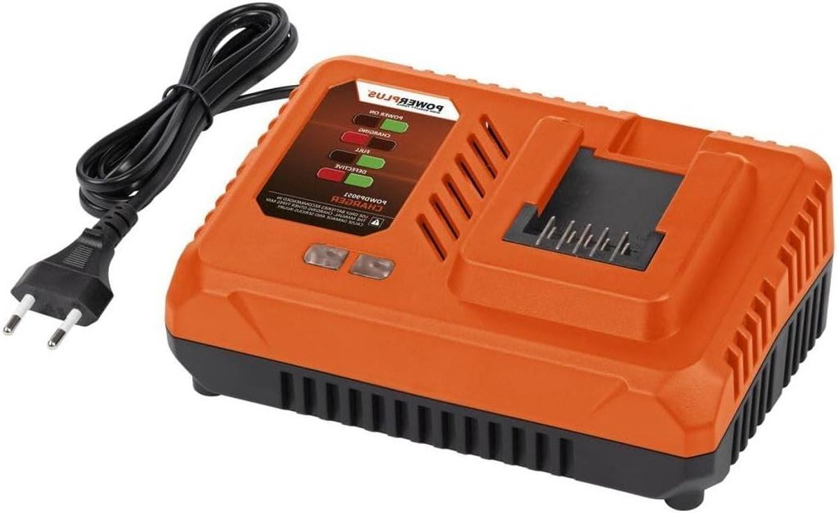Acculader - Batterijlader - Snel opladen - Dual Power - 4.0A - Oranje