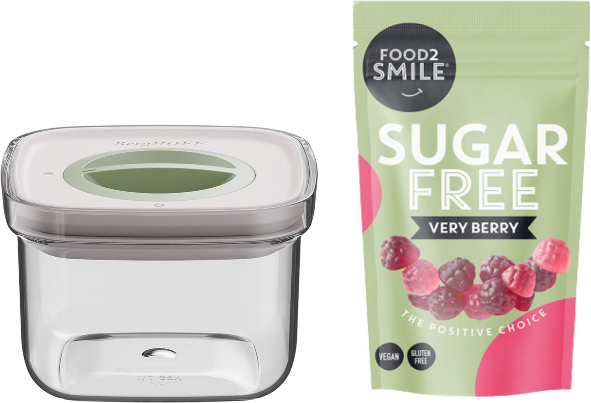 & FRIENDS | Food2Smile + Smart Seal 0.40L Very Berry 90g - Transparant -