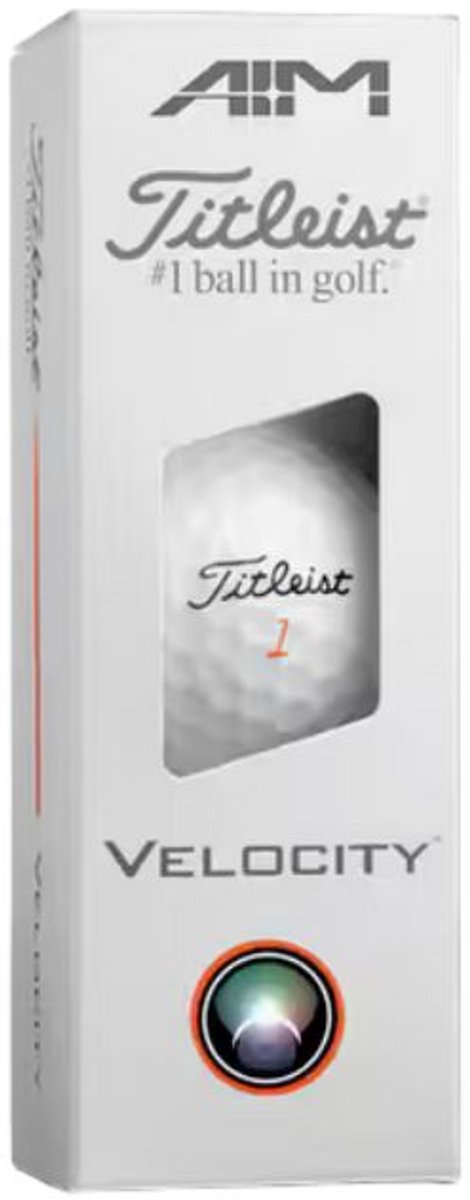 Titleist Velocity AIM Golfballen Wit 2026 van Merkloos — afbeelding 5