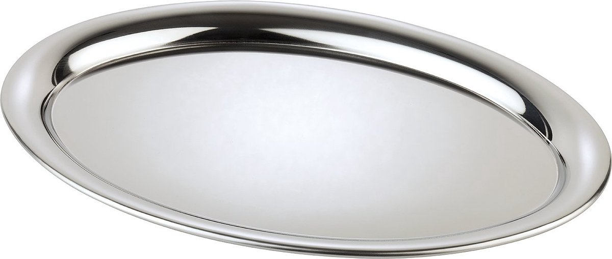 APS Kaffeehaus koffieserveerblad – RVS hoogglans – 19 x 15 cm