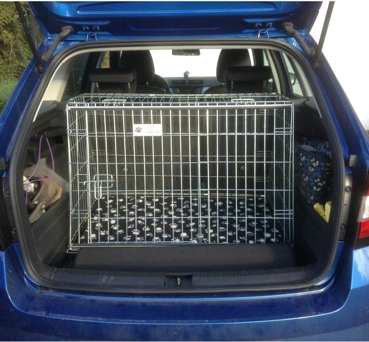 Honden Autokooi - Reisbench Hond - Veilig Vervoer - Speciaal Ontworpen - Schuine Pasvorm - Metaal