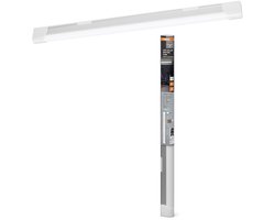 OSRAM Value Batten LED-lichtbalk, 600 mm, neutraal wit 4000K, 1000 lm, 10 W, aluminium behuizing, IP20, voor kelders en gangen