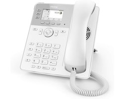 VoIP Telefoon - SIP Bureautelefoon - Professioneel Bellen - Zelflabelende Functietoetsen - Niet gespecificeerd - Wit