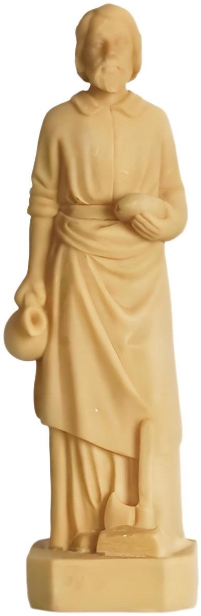Dailygoods- Sint-Jozefbeeld voor huisverkoop - huisdecoratie - tuindecoratie - beelden - positieve energie - 6 x 3 x 3 cm
