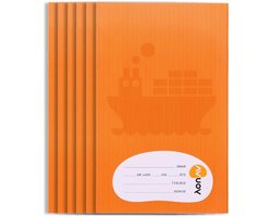 Navneet Youva | Zacht gebonden | lang boek - bruine omslag | 21x29,7 cm | enkele lijn | 172 pagina's | Pack van 6