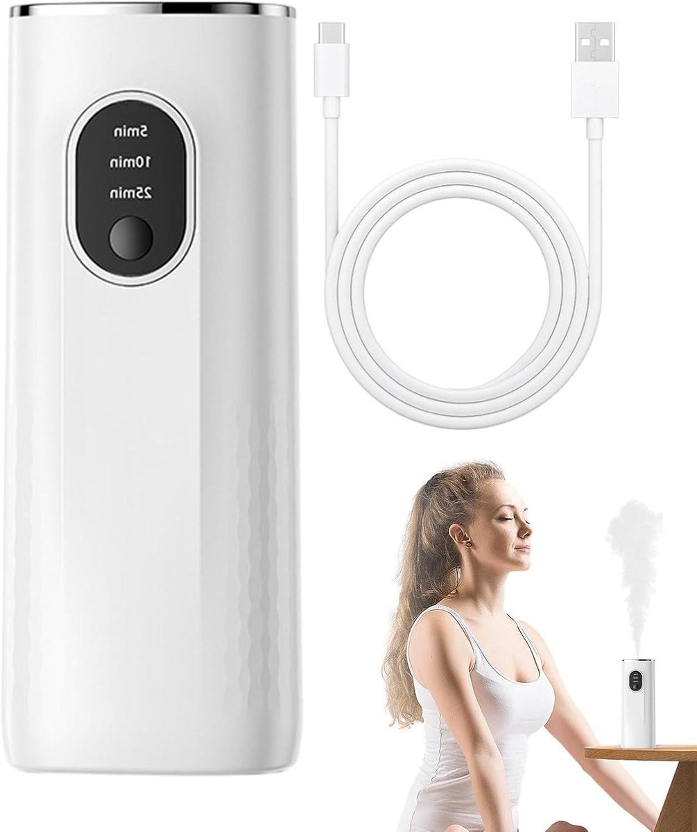 Aroma Diffuser - Geurverspreider Elektrisch - Ruimte Verfrissen - Geruisloze Werking - 150 ml - Wit