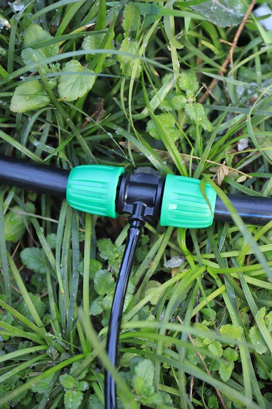 Dailygoods- T-Stuk 10 Stuks - Hoogwaardige Kunststof - Antidrop Ontwerp - Voor Drip Hoses - Tot 45 PSI - Eenvoudige Installatie - Irrigatiefitting van Dailygoods — afbeelding 2