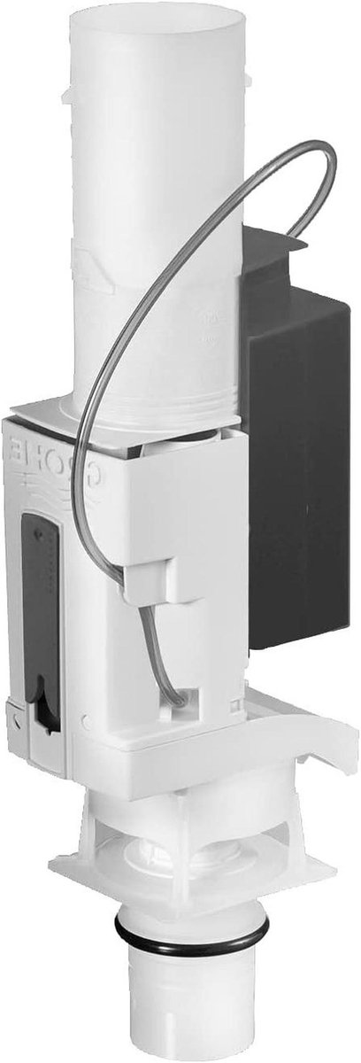 Dubbele Spoelkleppen Set - Toilet Spoelklep - Toilet Reparatie - Zacht Draaibare Uitloop - 6 liter - Zilver