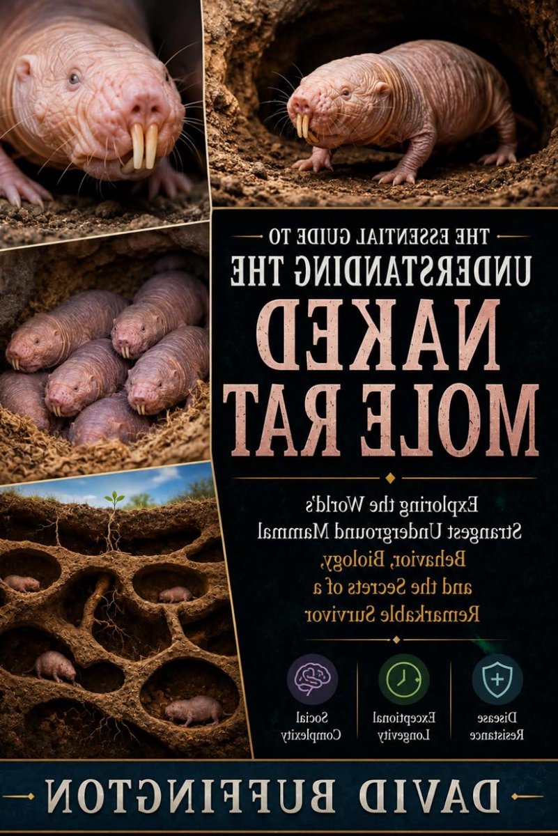 Gids Naakte Molrat - Onderzoek Ondergronds Zoogdier - Natuurstudie - Unieke Overlevingsstrategieën - 15.24 x 0.56 x 22.86 cm