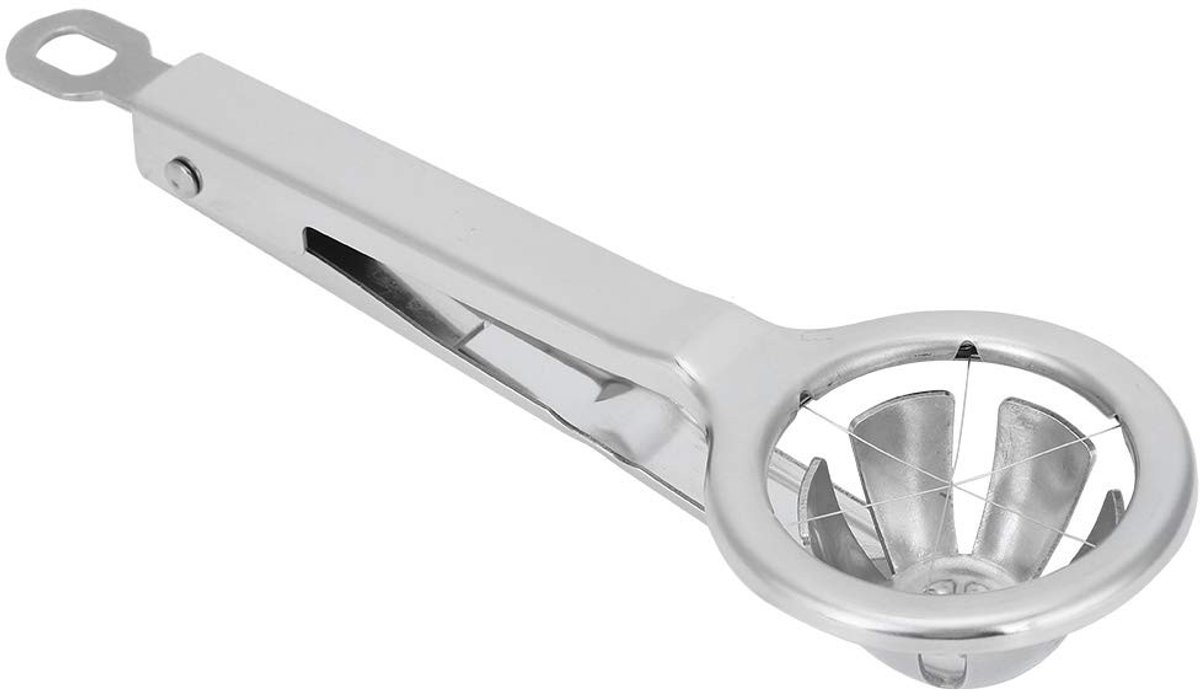 Dailygoods- Eiersnijder Roestvrij staal - Snijtang - Keukenaccessoire - Lichtgewicht - 21x6.5 cm - Eenvoudige bediening - Eiersnijmachine