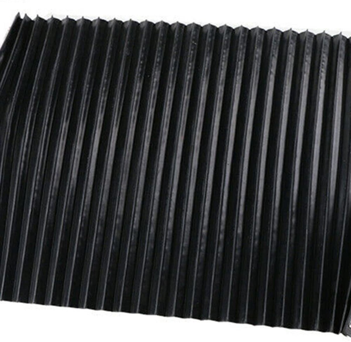 Dailygoods- CNC Machine Guard - Stofdoek - Flexibele Bescherming - Accordeon Balg - Vouwbreedte 15mm - Stretch Lengte 1,5 Meter - Hoogte 300mm - Stofkap