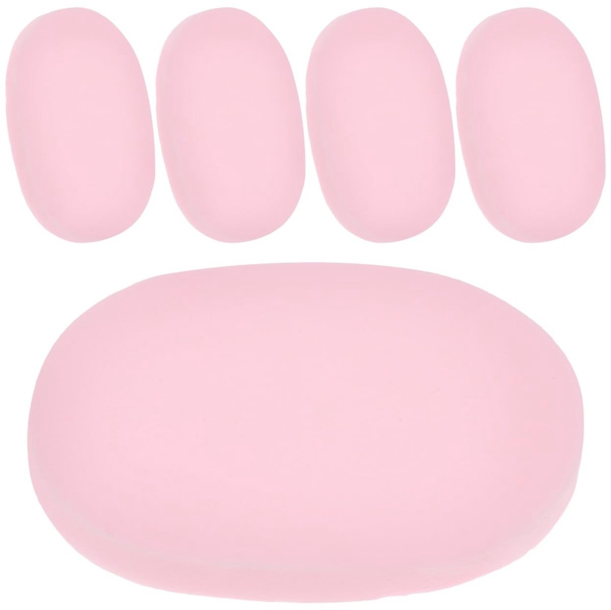 Dailygoods- Gezichtsreinigingsspons 5 Stuks - Make-up Spons - Diep Reiniging - Geschikt voor Alle Huidtypes - Veilig en Effectief - Verwijdert Hardnekkige Make-up - Make-upspons