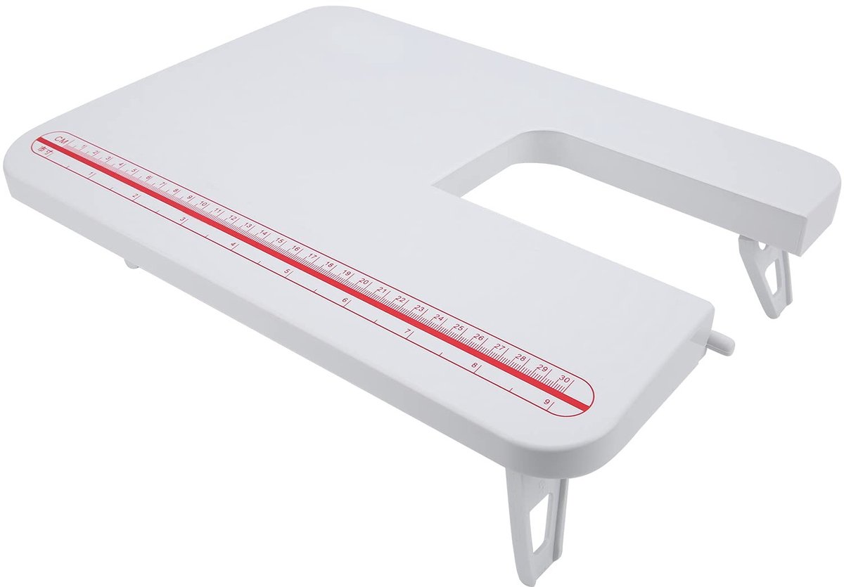 Dailygoods- Naaitafel Draagbaar - Opvouwbare Verlengtafel - Stabiele Hobbytafel - Geschikt voor Zanger 8280/1507 - ABS Materiaal - Verhoogt Werkgebied - Naaimachine Tafel
