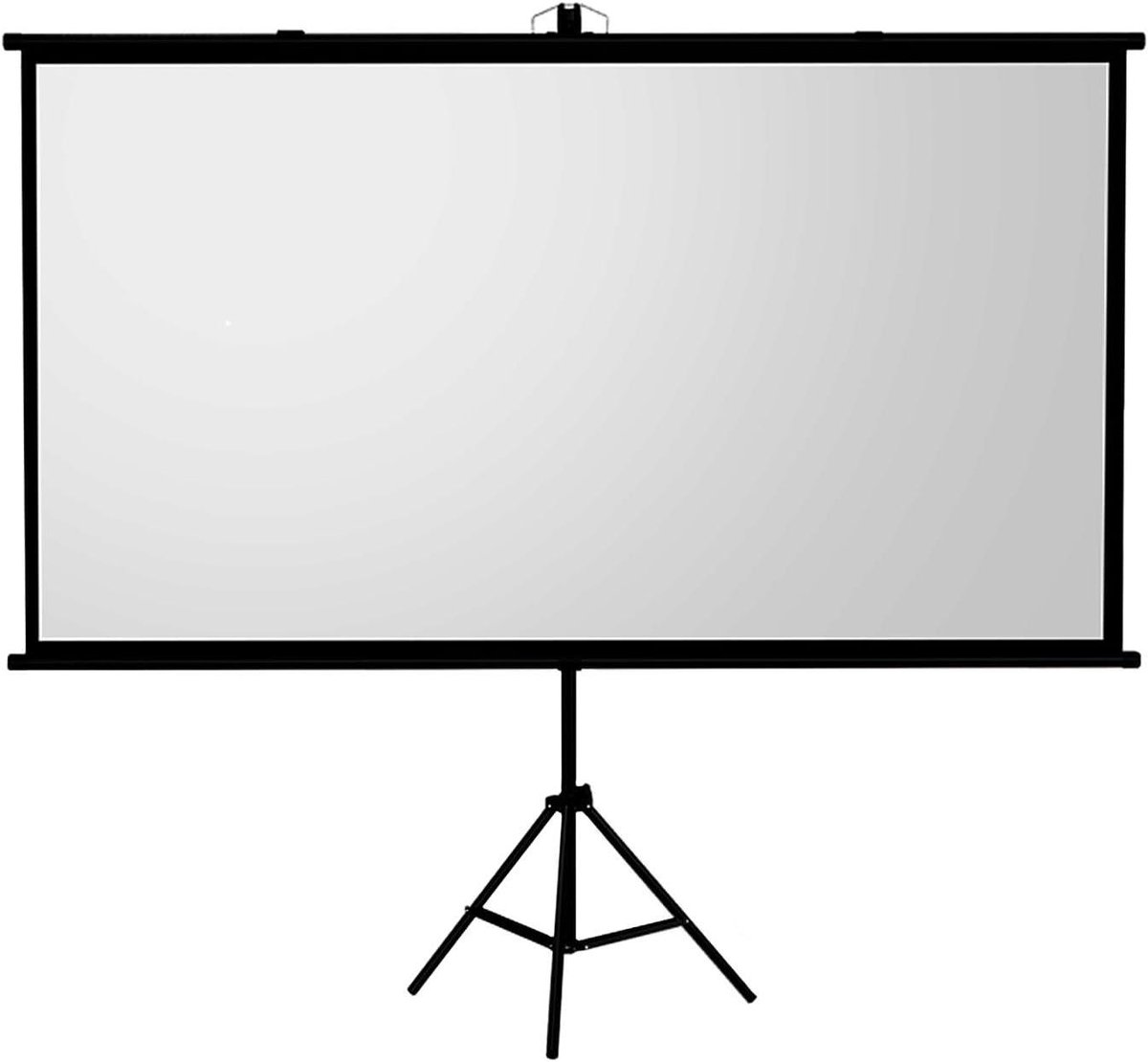 Projectiescherm Met Standaard - Filmscherm Draagbaar - Thuisbioscoop Presentatie - Kreukvrij HD Beeld - 60/72 Inch - Wit