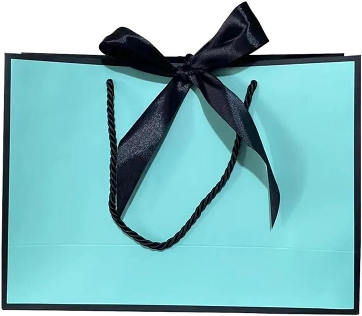 Geschenkdozen met lint - Verpakkingstas met handvat - Cadeaus presenteren - Elegante uitstraling - 20x28x10 cm - Kleur3