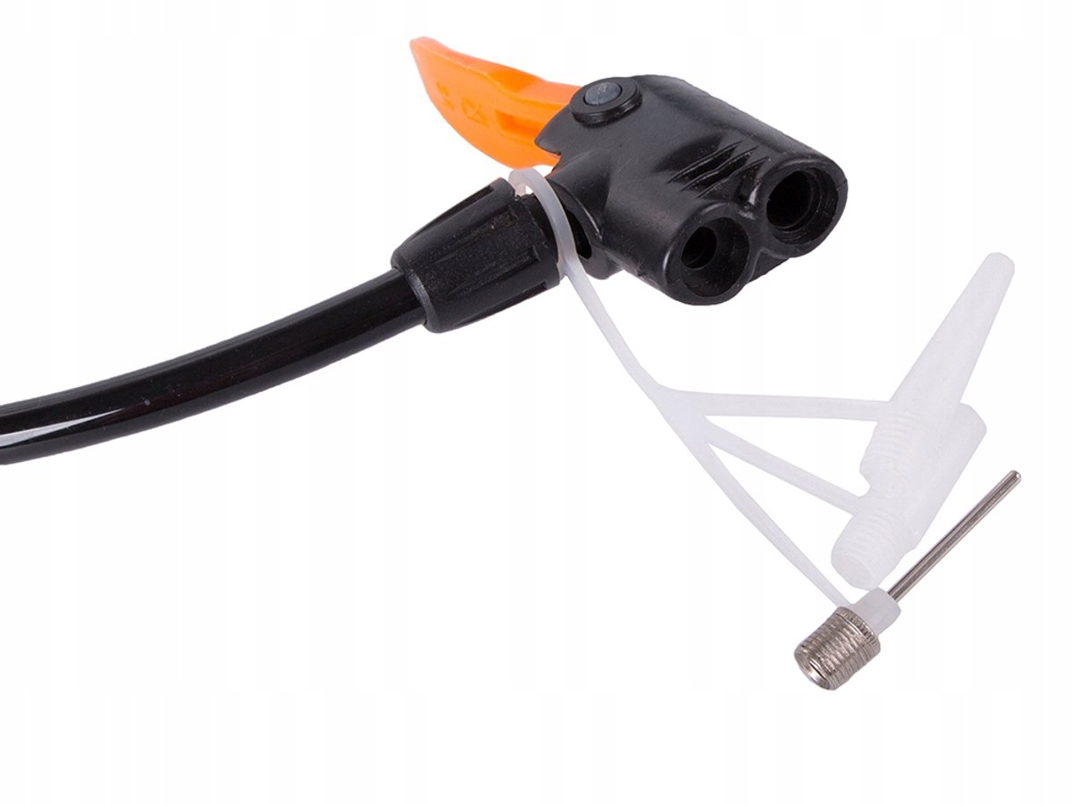 VERKGROUP Dubbele Voetpomp met Manometer 150 PSI / 10 Bar thumbnail 2