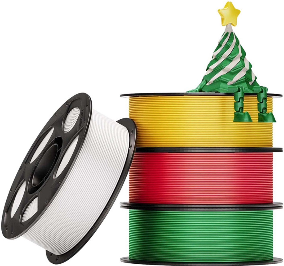 Anycubic Filament Pla Silk 4 Stuks Voor 3D-Printer Hoge Kwaliteit En Precisie