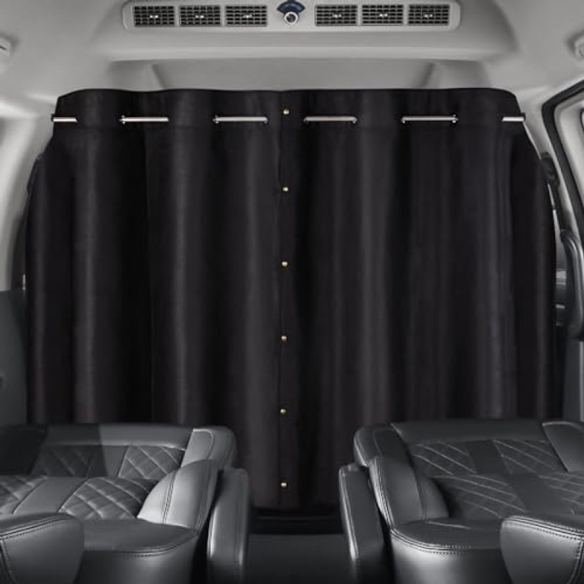 PromoHome Auto Inkijkbescherming - Verduisterend Suède Gordijn voor Personenwagens en Bestelwagens - 180x122 cm