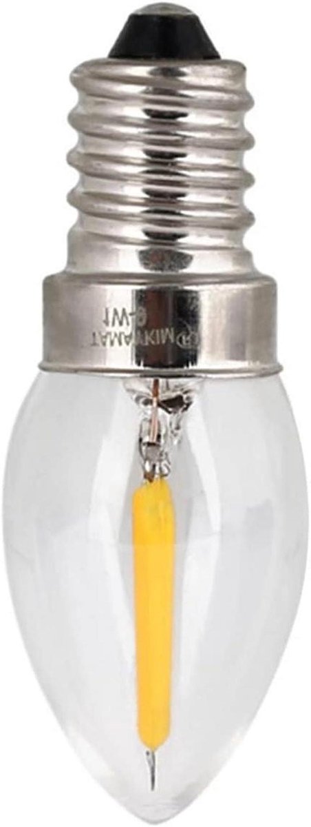 Mini Retrolampen - Kaarslamp LED - Sfeer Verlichting - Energiebesparend - E14 2W - Warmwit