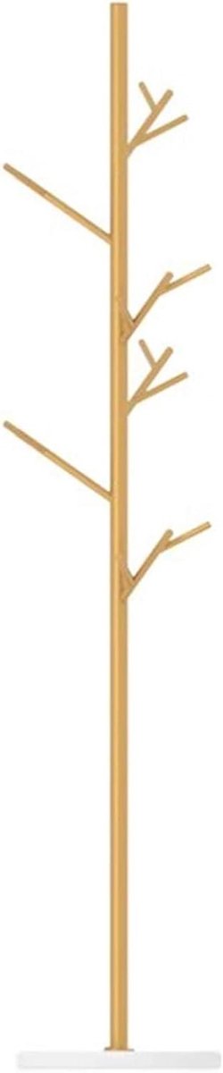 Boom Kapstok - Kledingstandaard - Ruimte Organiseren - Marmeren Basis - 33x170 cm - Goud W